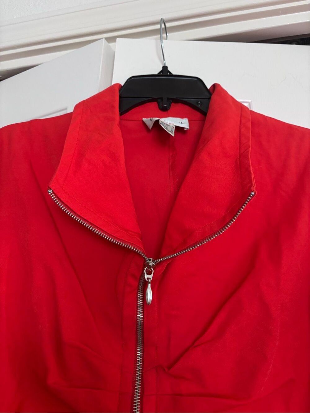 Joseph Ribkoff Red Rusched Front Jacket - Picture 2 of 5